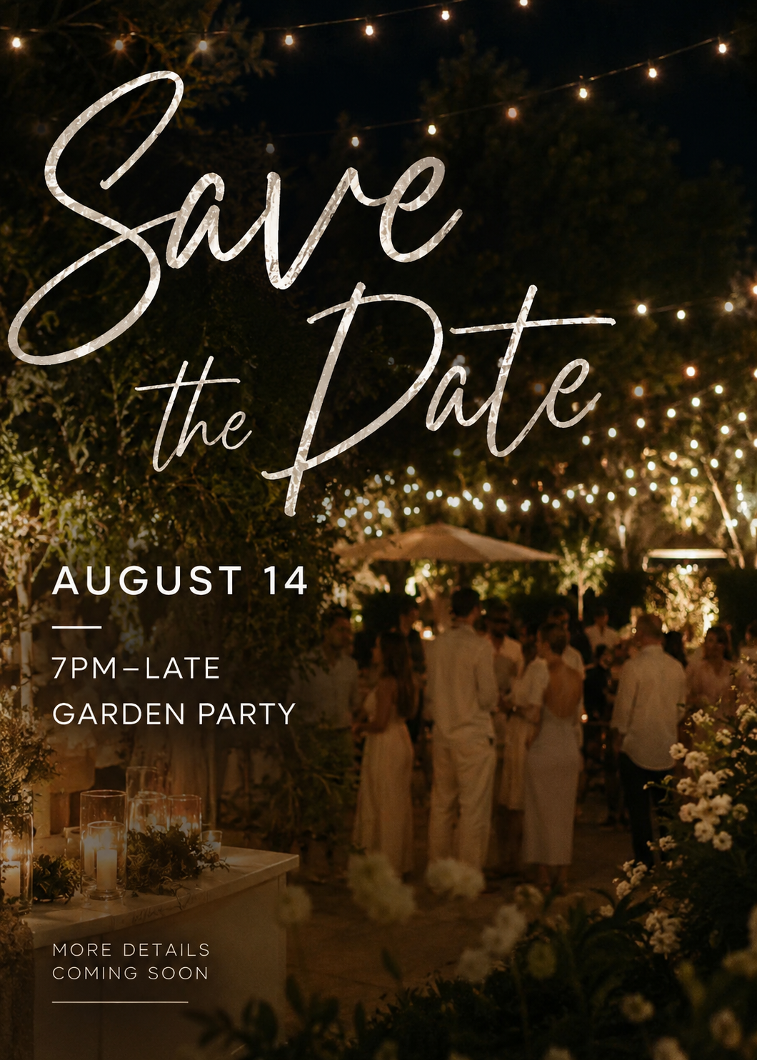A Garden Party Social