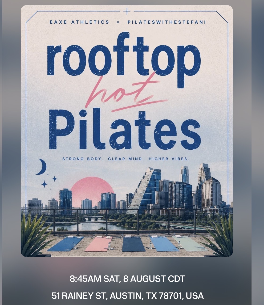 Rooftop Pilates