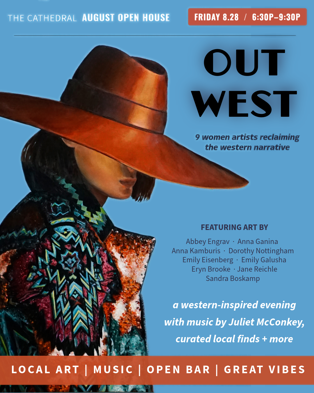 August Open House: Out West Closing Art Party
