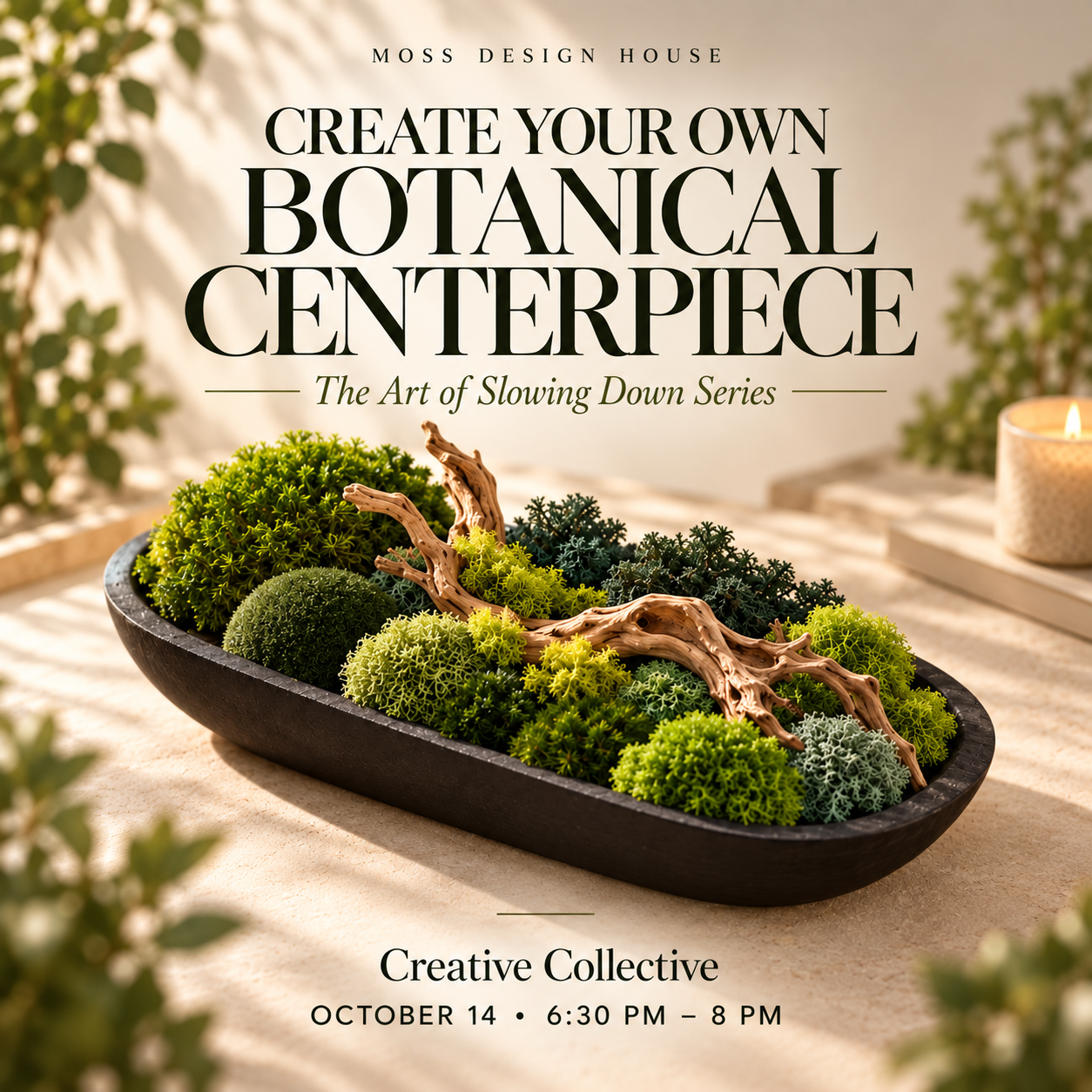 Create Your Own Botanical Centerpiece